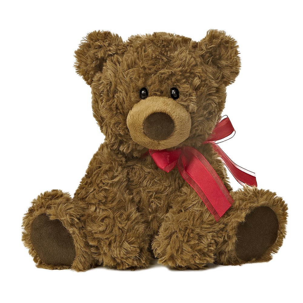 Aurora Snuggly Coco Bear Stuffed Animal - Comforting Companions for Imaginative Play - Perfect for Kids, Adults, Birthdays, and Anniversaries - Brown 9 Inches