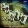 LITKO Paper Figure Holder | Game Card Holder | Paper Miniature Counter Bases (Circular Base, 1x1.5-Inch Slot) view 2
