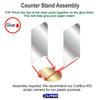 LITKO Paper Figure Holder | Game Card Holder | Paper Miniature Counter Bases (Circular Base, 1x1.5-Inch Slot) view 4