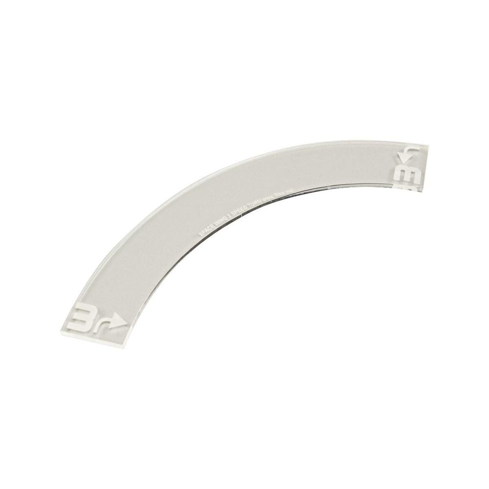 LITKO 3 Speed Turn Movement Gauge Compatible with Star Trek: Attack Wing, Clear