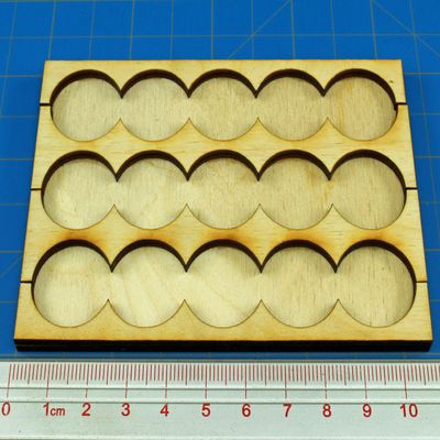LITKO Rank Tray, 5x3, 20mm Circle Bases