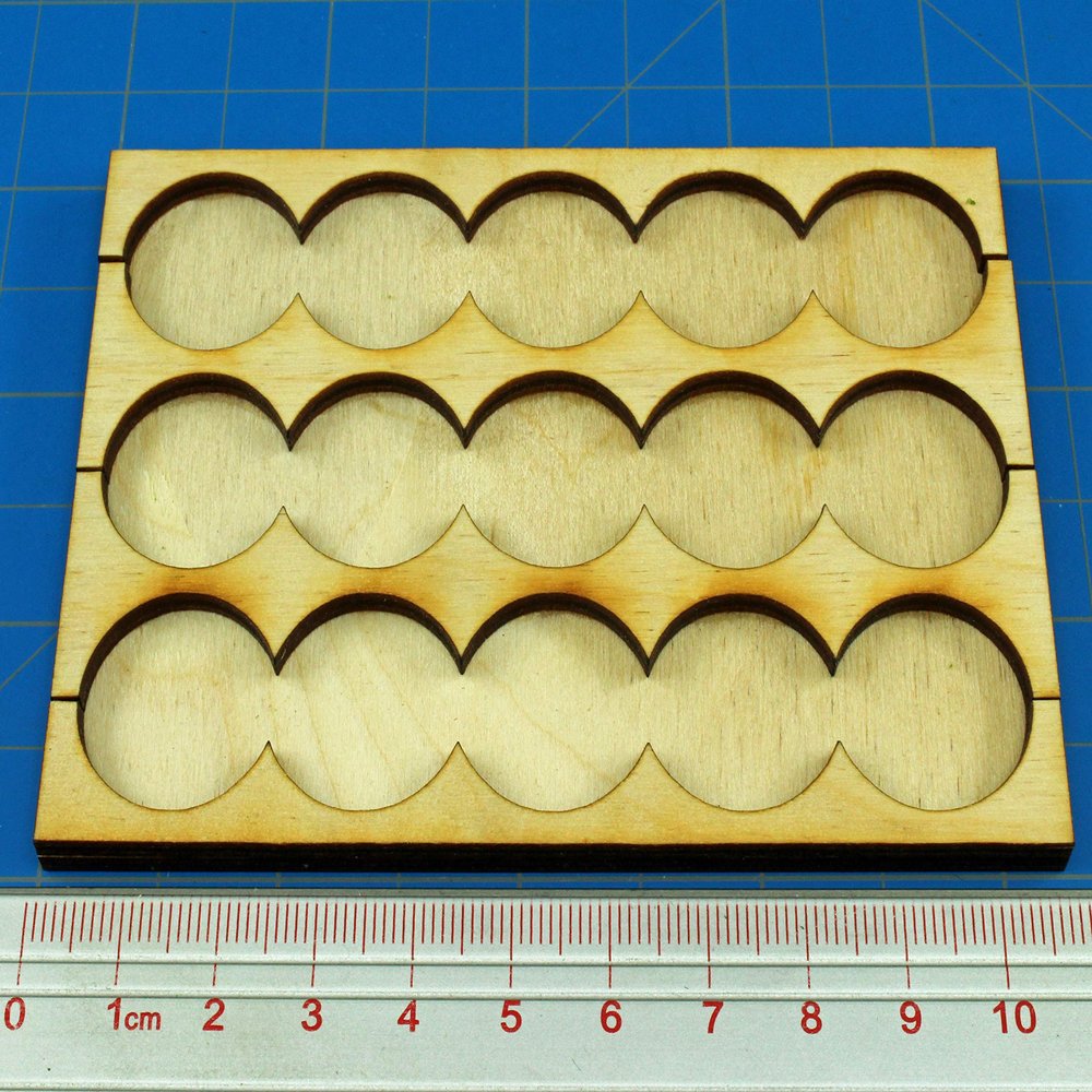 LITKO Rank Tray, 5x3, 20mm Circle Bases