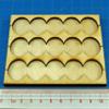 LITKO Rank Tray, 5x3, 20mm Circle Bases view 1