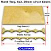 LITKO Rank Tray, 5x3, 20mm Circle Bases view 3