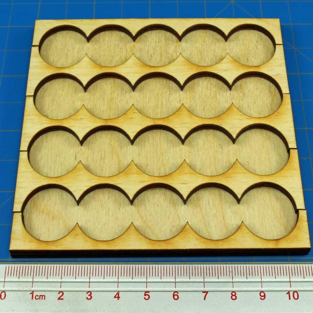 LITKO Rank Tray, 5x4, 20mm Circle Bases