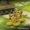 LITKO 5-Figure Horde Tray | 25mm Circle Bases | Movement Tray | Compatible with Warhammer, Age of Sigmar, Bolt Action, Flames of War, Runewars, War of The Rings view 2