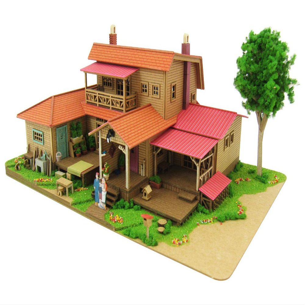 1/150 Studio Ghibli Series 8 Oiwa house (Paper Craft) MK07-1 by Totoro