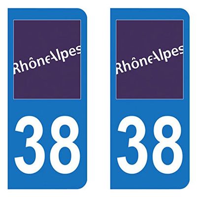Pair Car Sticker 38 Isre