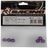 3 Racing 3RAC-WFS820/PU Shock Tower Shim (6 Pcs/Purple) (Three Racing) view 1