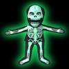 14" Skeleton, Glow in The Dark, Hand Puppet view 2