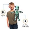 14" Skeleton, Glow in The Dark, Hand Puppet view 3