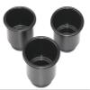 3 5/8 Black Jumbo Cup Boat RV Car Truck Poker Pool Table Sofa Inserts Large Size - 3 Pack (3) view 1