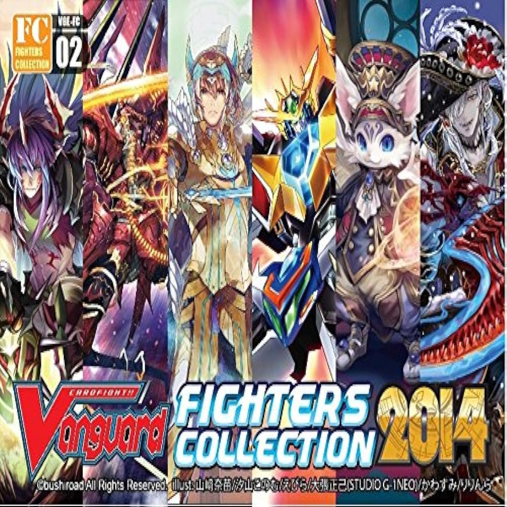 2014 Fighter's Collection English Booster Box - Cardfight Vanguard Card Game - 10 packs / 3 Cards RRR+