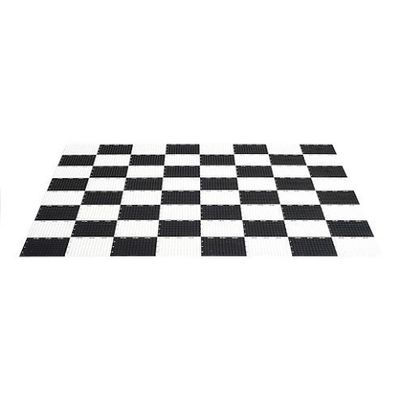 MegaChess Plastic Chess Game Board - 4 feet 8 inches x 4 feet 8 inches - Compatible with 12 Inch and 16 Inch Chess Sets and 4 Inch Checkers