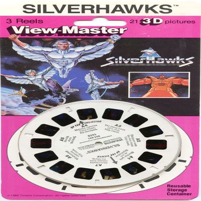 SILVERHAWKS - Classic ViewMaster - 3 reels on Card - 21 3D Images - New