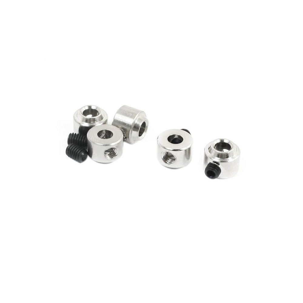 uxcell 5Pcs RC Airplane Landing Gear Wheel Stoppers 3.1mm Inner Dia 5.5x7mm
