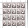 1994 Black Heritage Dr Allison Davis 29 Cent Stamp Full Sheet of 20 Scott 2816 By USPS view 1