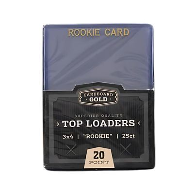 1x 25ct Rookie Gold Imprint CBG CARDBOARD GOLD 3" x 4" PRO Toploaders Keeps Cards Ultra Protected