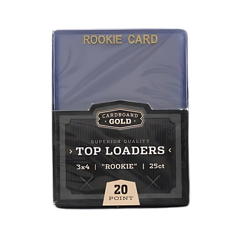 1x 25ct Rookie Gold Imprint CBG CARDBOARD GOLD 3" x 4" PRO Toploaders Keeps Cards Ultra Protected
