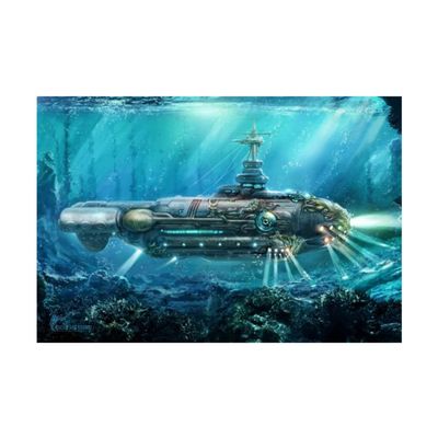 Submarine Game Mat Micro Art Studios