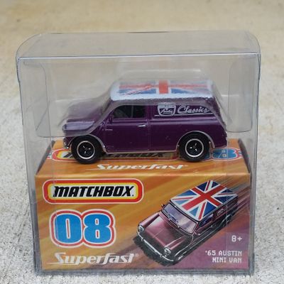 2007 Matchbox Superfast Walmart Exclusive 08 1965 Austin Mini Van Mint In Package