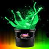 5-Gallon Green Washable Neon UV Paint - Glows Under Blacklight for Splash Parties, Paint Parties, and Color Runs view 2