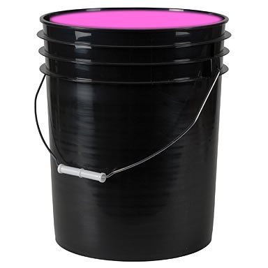 5-Gallon Pink Washable Fluorescent Neon UV Blacklight Paint for Splash Parties, Paint Parties, and Color Runs