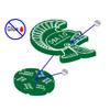 LITKO Player Bound Dial Compatible with DBA 3.0, Translucent Green view 4