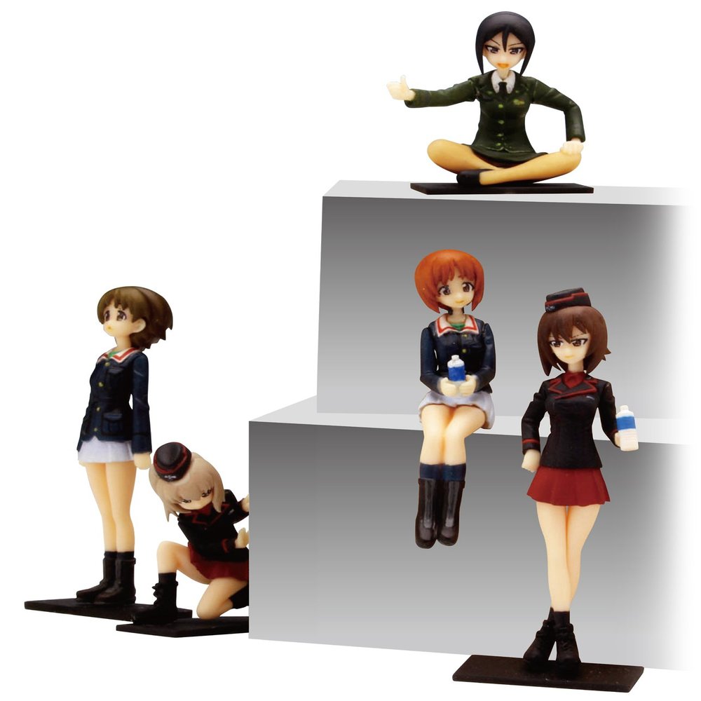 1/35 Girls & Panzer "is scene figure set in only day off a little" Oarai girls school Kuromori Mineon'na school with Chono instructor (5 bodies)