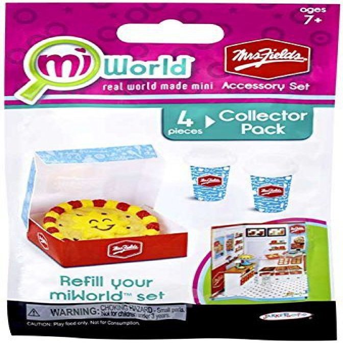miWorld Mall Mrs Fields Accessory Set Collectors Pack - Cookie Cake and Hot Chocolates