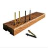 Alex Cramer Domino Set with Caramel Colored Leather Case - Professional Tournament Traveler - No Spinners Domino Set - 28 Indestructible Double Six Dominoes view 4
