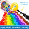 Brain Flakes 500 Piece Set, Ages 3+, Interlocking Plastic Disc Toy for Creative Building, Educational STEM Learning, Construction Block Play for Kids, Teens, Adults, Boys, and Girls view 4