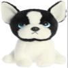 Aurora Expressive Petites Harvard Boston Terrier Stuffed Animal - Emotional Connection - Loving Companions - White 7 Inches view 1