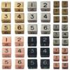 6 Count Metal Dice Set: d6 16mm Dice: Antique Silver view 2