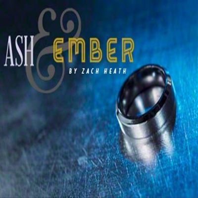 Ash and Ember Silver Beveled Size 9 (2 Rings) by Zach Heath