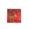 3D Holographic Me to You Bear Christmas Card, Teddy In Xmas Hat view 1