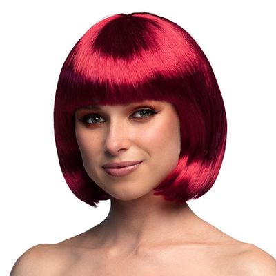 Boland Cabaret Straight Bob Wig Taglia unica Ruby red