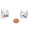 Set of 2 Six Sided 25mm 3-in-A-Cube Triple Dice view 2