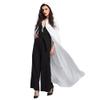 Boland 10106485 Dusk Hood Domino Cloak (180 cm), White, Adult view 2
