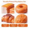 12 PCS Fake Bread Pastries Set, Life Sized Plastic Pretend Play Food Toy Kids Bakery Grocery Kitchen Playset view 2