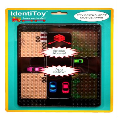Identitoy Crystal Clear Toy Brick Baseplate