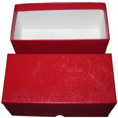Guardhouse Paper Chipboard Box (Red 8.25" Single Row 2 1/2 x 2 1/2)
