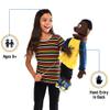25" Always Say A Prayer, Black Boy, Full Body, Christian Ministry Puppet view 2