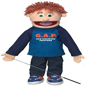 25" God Answers Prayers, Peach Boy, Full Body, Christian Ministry Puppet