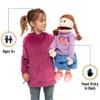 25" God is Love, Peach Girl, Full Body, Christian Ministry Puppet view 2
