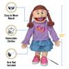 25" God is Love, Peach Girl, Full Body, Christian Ministry Puppet view 3