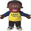14" Always Say a Prayer, Black Boy, Christian Ministry Hand Puppet view 1