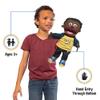 14" Always Say a Prayer, Black Boy, Christian Ministry Hand Puppet view 2