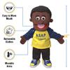 14" Always Say a Prayer, Black Boy, Christian Ministry Hand Puppet view 3