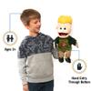 14" Jesus is My Superhero, Peach Boy, Christian Ministry Hand Puppet view 2